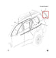 2017-23 GMC Acadia SLT-1 RR RH Quarter Upper Applique D Pillar Molding 23508212 - Alshned Auto Parts