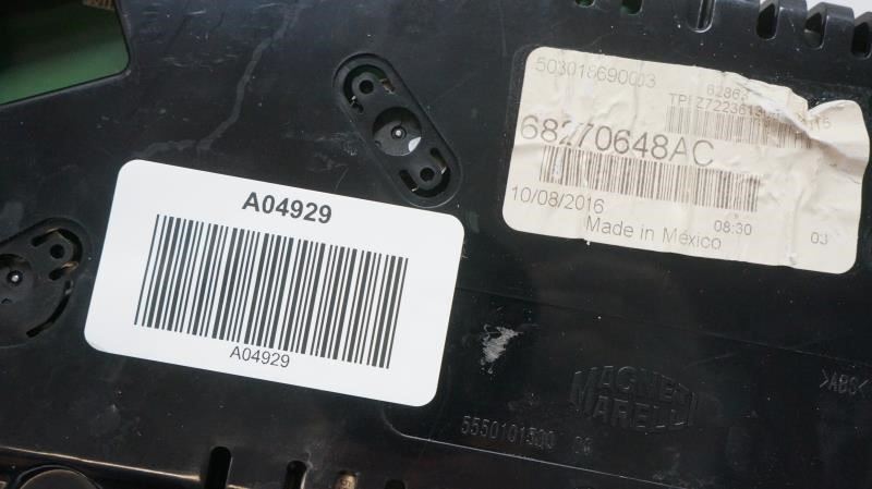 2016 Dodge Dart Speedometer Gauge Instrument Cluster 62k 68270648AC OEM - Alshned Auto Parts