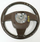 2012 Cadillac SRX Leather & Wood Steering Wheel W/ Controls Brown OEM 20995629 - Alshned Auto Parts