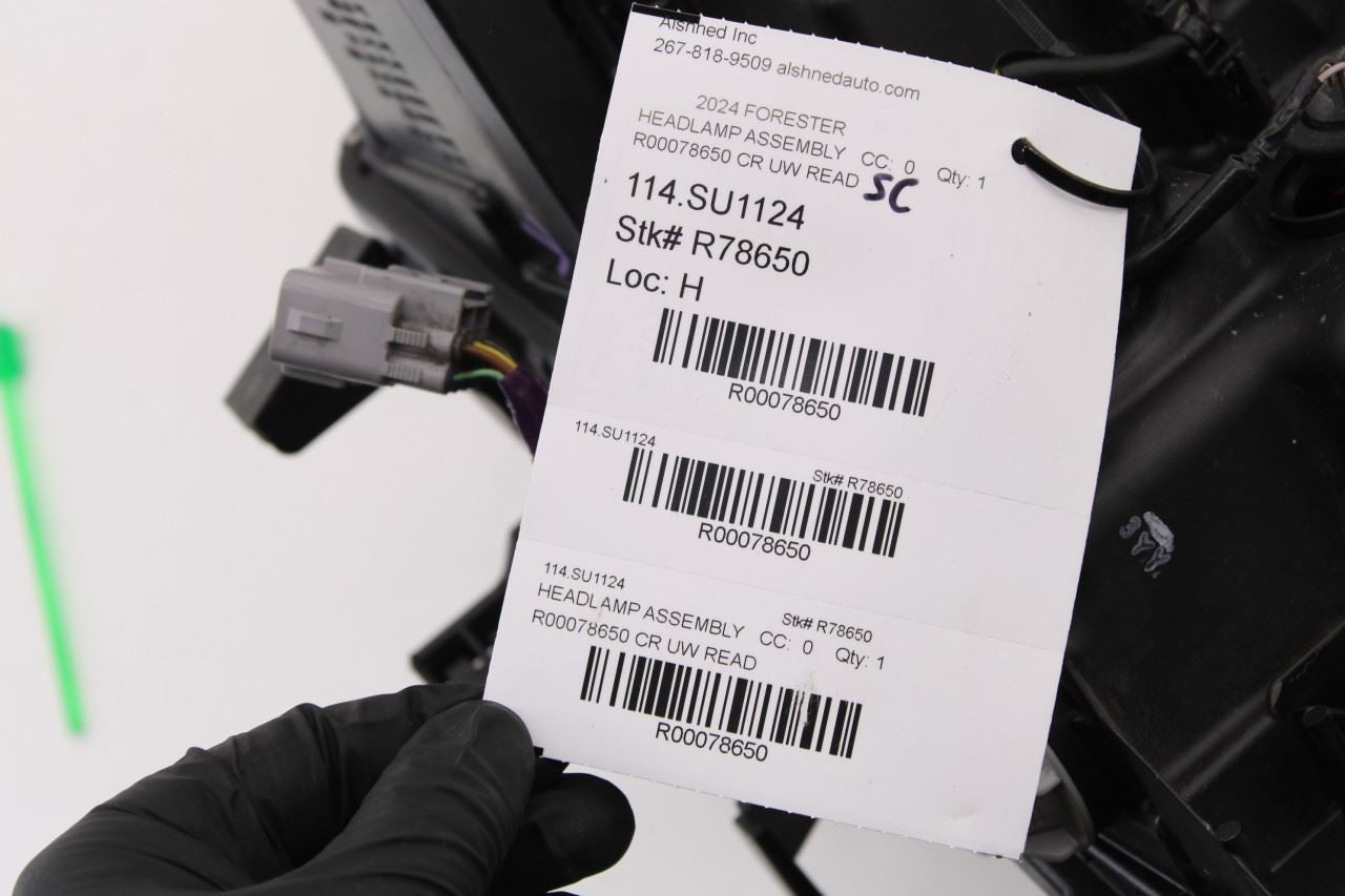 22-24 Subaru Forester Front Driver LH Side LED Headlight Lamp 84001SJ390 *ReaD* - Alshned Auto Parts