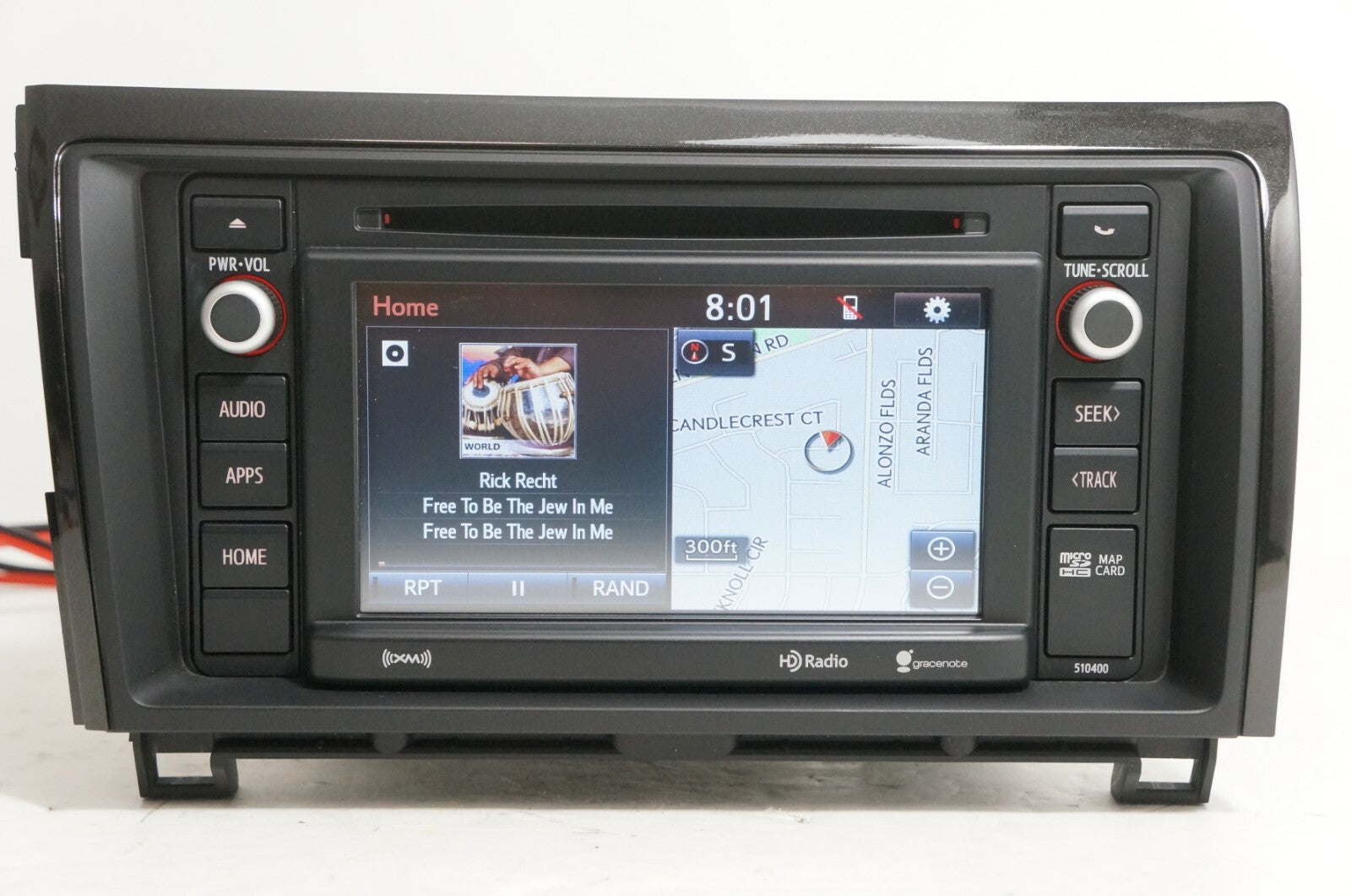 14-19 Toyota Sequoia Navigation Touch Screen Stereo Radio 510400 OEM 86100-0C292 - Alshned Auto Parts