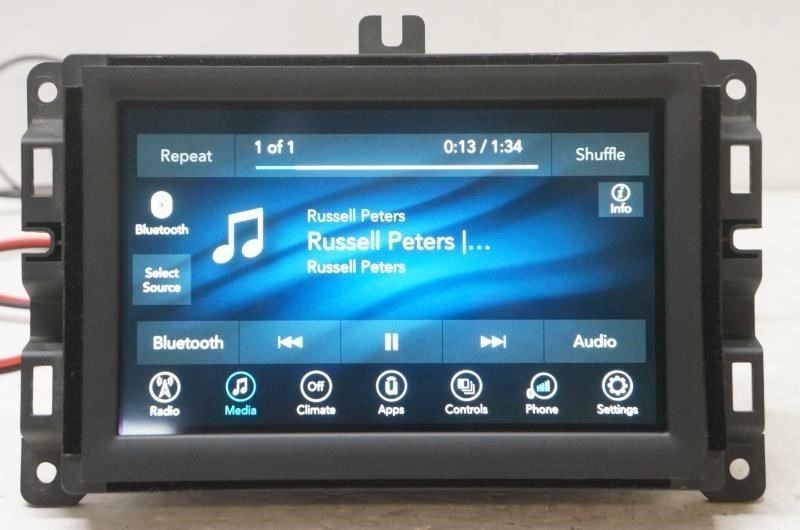 2019 Jeep Cherokee Audio Radio Receiver Uconnect with 7.0'' Display 68297444AA - Alshned Auto Parts