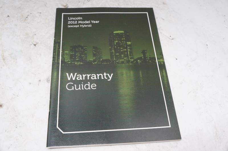 2012 Lincoln MKX Owner's Guide Book Set with Case - Alshned Auto Parts
