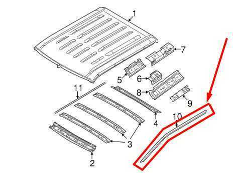 1999-16 Ford F250 SD Crew Cab Right Side Roof Panel Weatherstrip 9C3Z-2651222-A - Alshned Auto Parts