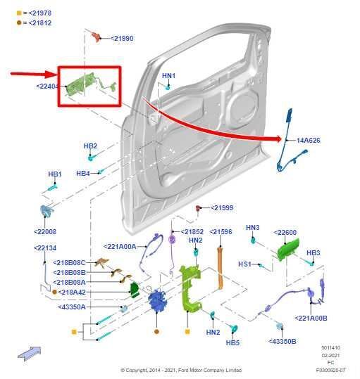 2015-2020 Ford F150 Front Left Side Door Exterior Handle JC3B-2522401-AE OEM - Alshned Auto Parts