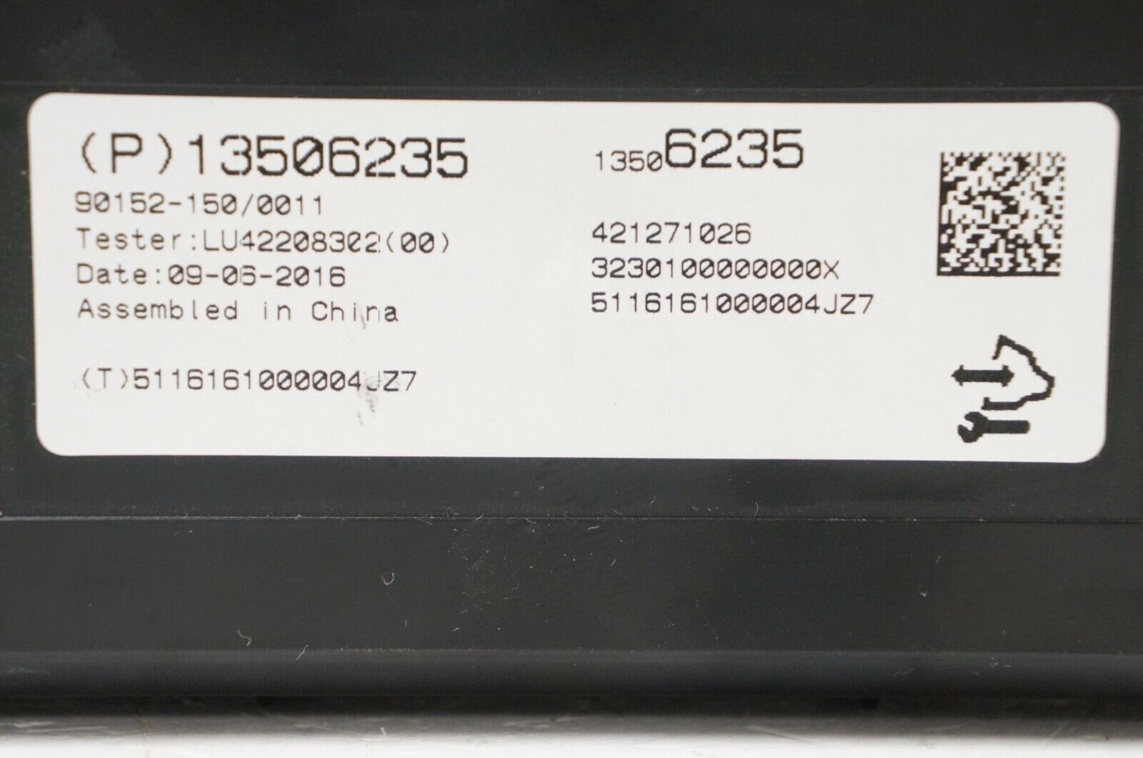 2016-2017 Buick ENCORE Factory Temperature Control Module Computer OEM 13506235 - Alshned Auto Parts