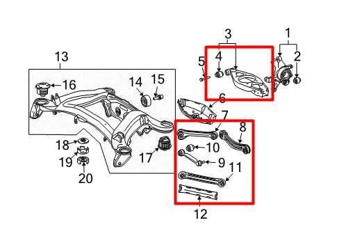 06-09 Mercedes-Benz CLK 350 3.5L RWD Rear Driver Left Side Control Arm Set of 5 - Alshned Auto Parts