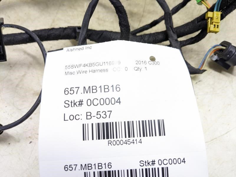 2016 Mercedes-Benz C300 Front Right Door Wire Harness 205-540-42-01 OEM