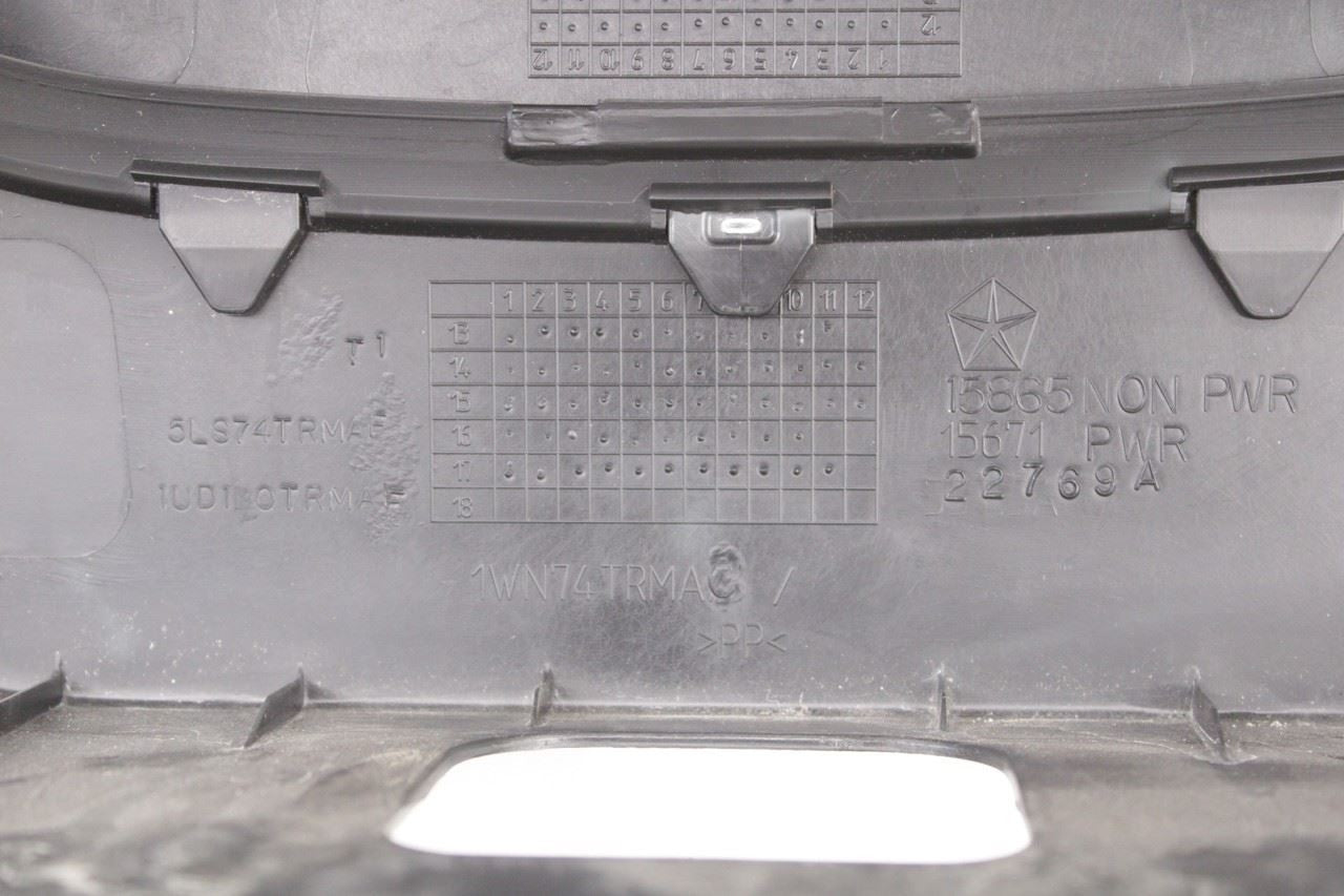 2014-2018 Jeep Cherokee Limited Rear Liftgate Lower Trim Panel 5LS74DX9AF OEM - Alshned Auto Parts