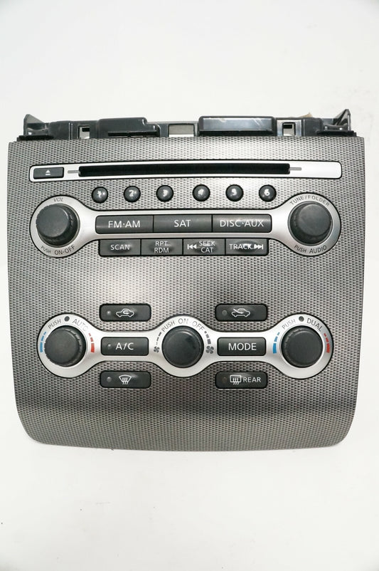 2012-2014 Nissan Maxima Climate control Radio Faceplate ZY70A210422 - Alshned Auto Parts