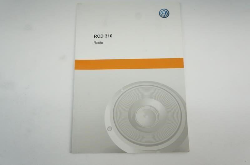 2015 Jetta Owner's Manual Book Case RCD 310 1525U1JT623 OEM - Alshned Auto Parts
