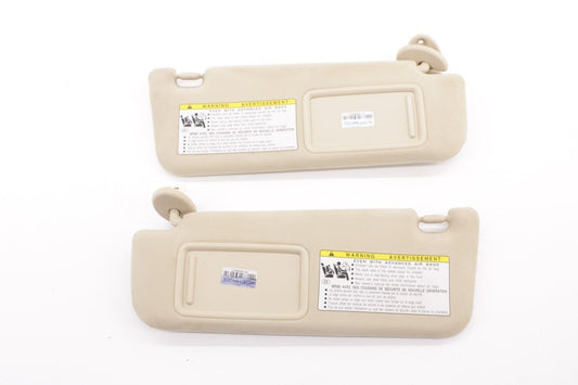 13-16 Lexus GS350 Front Right and Left Side Sun Visor Set w/ Illuminated Mirror - Alshned Auto Parts