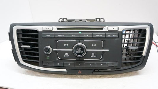 13-15 Honda Accord CD AUX Radio Faceplate OEM 39100-T2A-A320 *ReaD* - Alshned Auto Parts