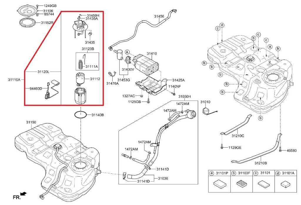 2015-2018 Kia Sorento EX 3.3L AWD In Tank Fuel Pump Assembly 31110-C6200 OEM - Alshned Auto Parts