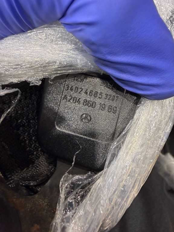 2008 Mercedes-Benz C350 Rear Right Left Side 2nd Row Seat Belt Buckle Set of 3 - Alshned Auto Parts