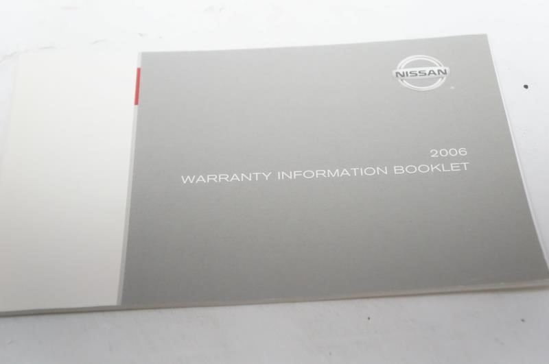 2006 Nissan Pathfinder Owner's Manual Book Set with Case - Alshned Auto Parts