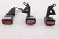 2008 Mercedes-Benz C350 Rear Right Left Side 2nd Row Seat Belt Buckle Set of 3 - Alshned Auto Parts