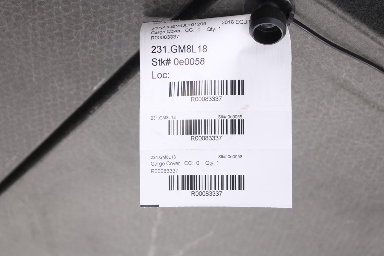 2018-2024 Chevrolet Equinox LT Rear Trunk Floor Cargo Cover Panel 84220254 *ReaD15