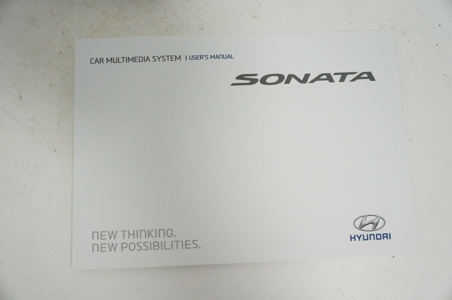 2016 Hyundai Sonata Owners Manual with case car multimedia system user's manual - Alshned Auto Parts