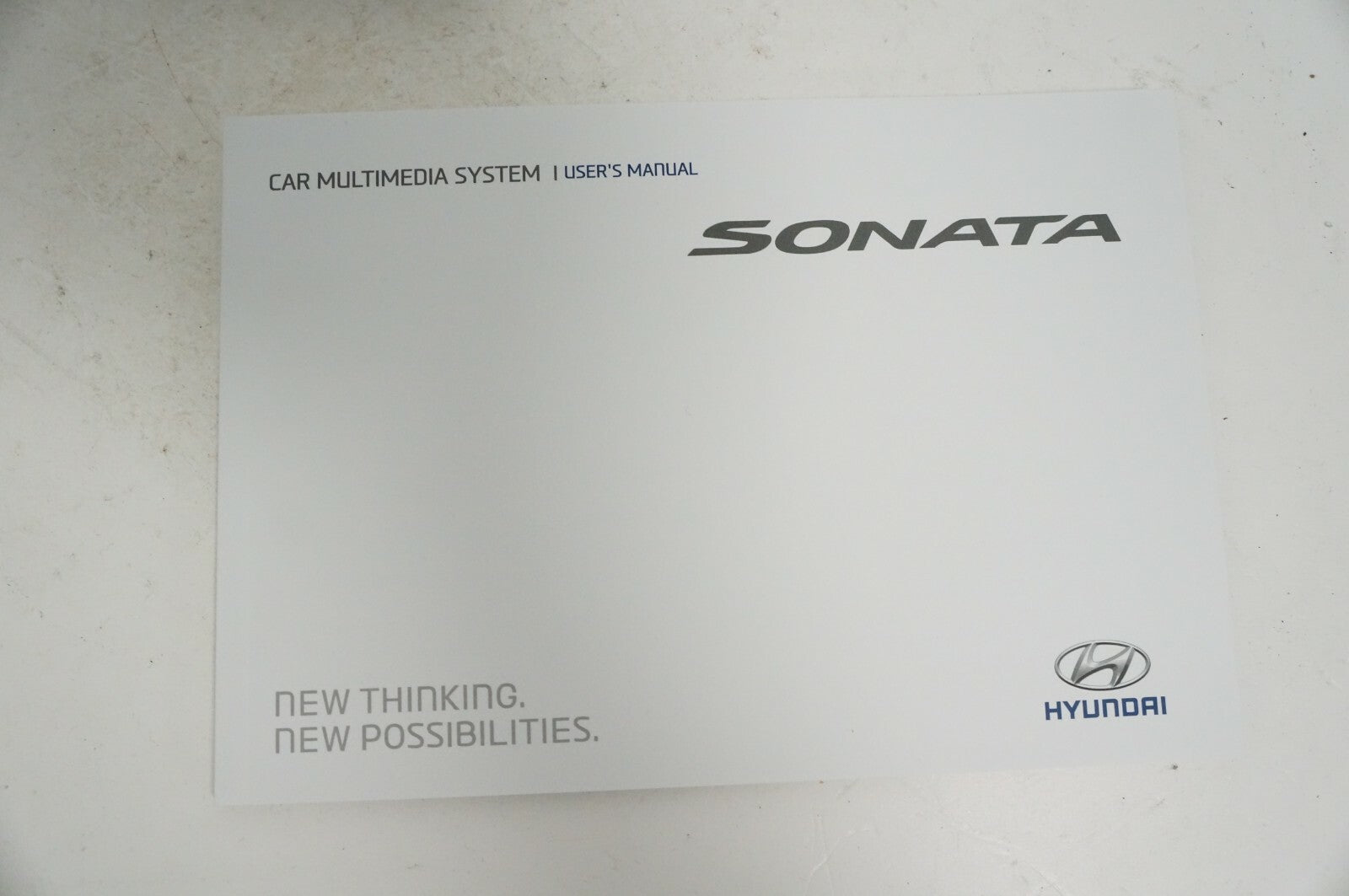 2016 Hyundai Sonata Owners Manual with case car multimedia system user's manual - Alshned Auto Parts