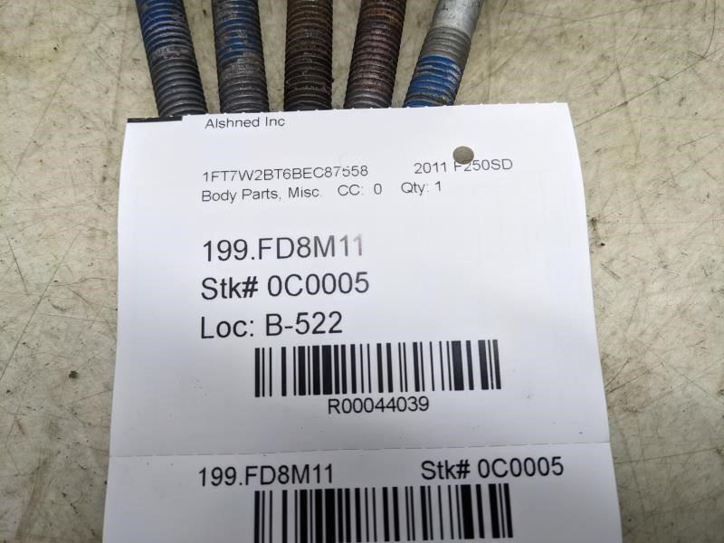 2011-2016 Ford F250SD 350SD Crew Cab Body Cabin Bolt Set of 5 W715132-S439K OEM - Alshned Auto Parts