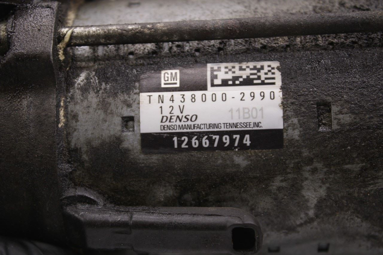 2017-2019 GMC Acadia SLT-1 3.6L Engine Starter Motor 12667974 OEM - Alshned Auto Parts