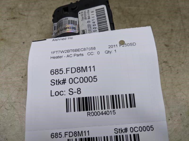 2011-16 Ford F250SD HVAC Temperature Blend Door Actuator Motor BC3Z-19E616-B OEM