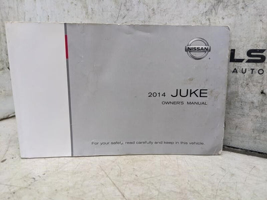 2014 Nissan Juke Owners Manual Set with Case OM14E0F15UO T00UM-1KA5D OEM - Alshned Auto Parts