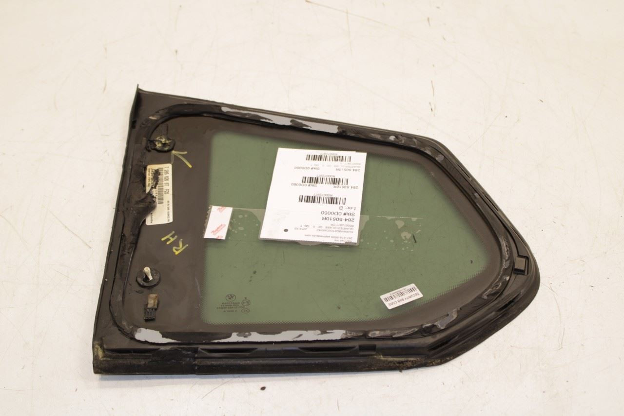 201117 BMW X3 xDrive28i Rear Right Side Quarter Window Glass 51377205628 *ReaD* - Alshned Auto Parts