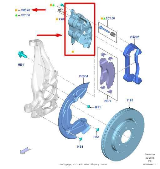 2017-2020 Ford F150 Front Left Driver Side Brake Disc Caliper FL3Z-2B121-C OEM - Alshned Auto Parts