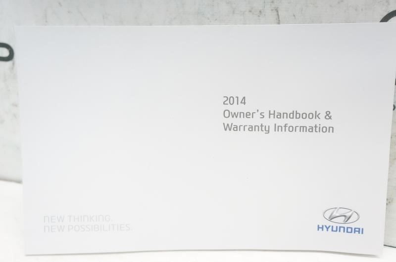 2014 Hyundai Azera Owners Manual set with Case E3V0-EU3DB OEM - Alshned Auto Parts