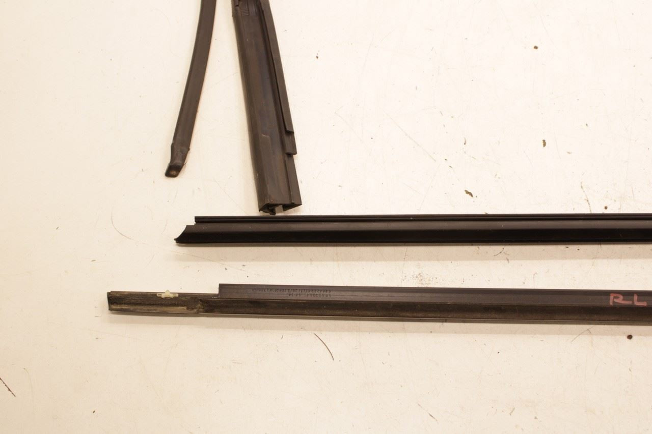 2014-22 Jeep Cherokee Latitude Rear Left Door Run Channel w/ Belt Weatherstrips - Alshned Auto Parts