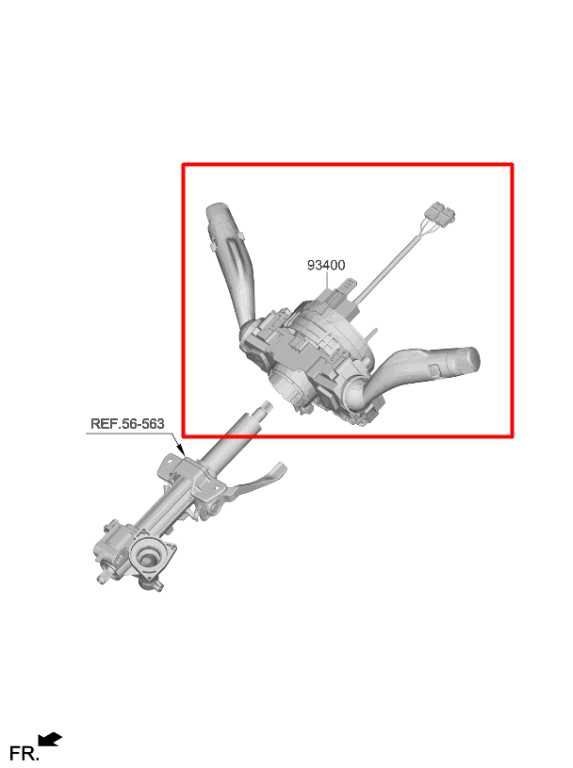 21-24 Kia K5 GTLine 1.6L Steering Column Light Turn Signal Wiper Switch *ReaD* - Alshned Auto Parts