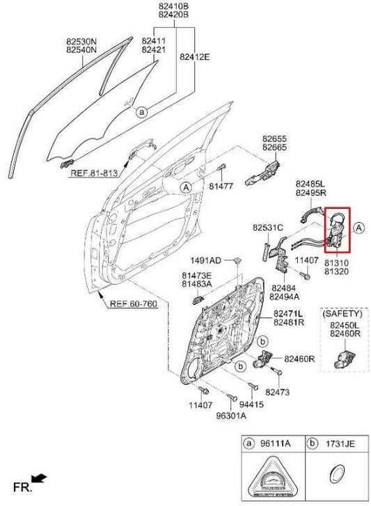 2016-2022 KIA Sportage Nightfall Front Left Driver Side Door Lock Latch Actuator - Alshned Auto Parts