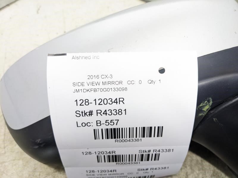 2016-2021 Mazda CX-3 Right Passenger Side Rearview Mirror DB2P-69121B OEM *ReaD* - Alshned Auto Parts
