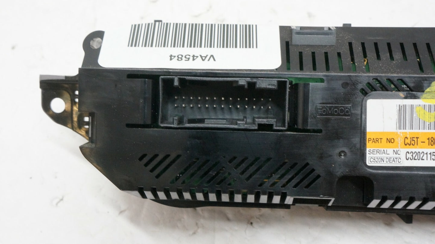 13-16 Ford Escape AC Heat Temperature Control Switch Panel OEM CJ5T-18C612-BA7