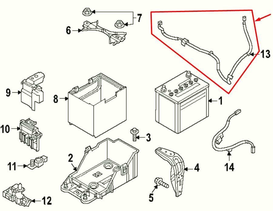 202125 Mazda CX30 2.5 S 2.5L Positive Battery Cable Wire Harness DHTD67070A - Alshned Auto Parts