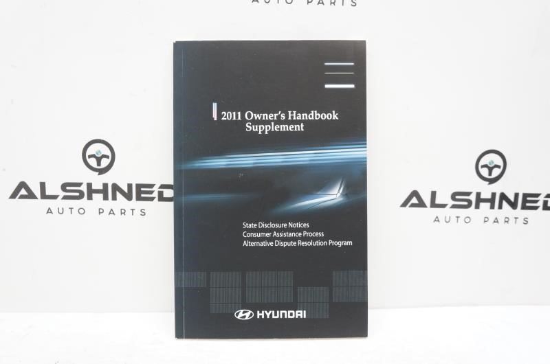 2011 Hyundai Azera Owner's Manual - Alshned Auto Parts
