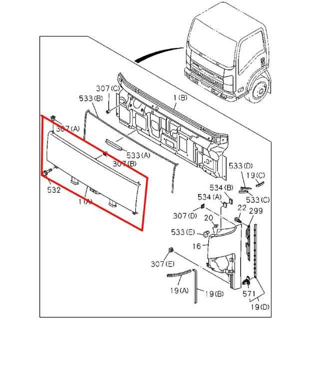 2012-2020 Isuzu NPR HD 6.0L RWD Front Cab Panel 8-98122-695-0 OEM - Alshned Auto Parts