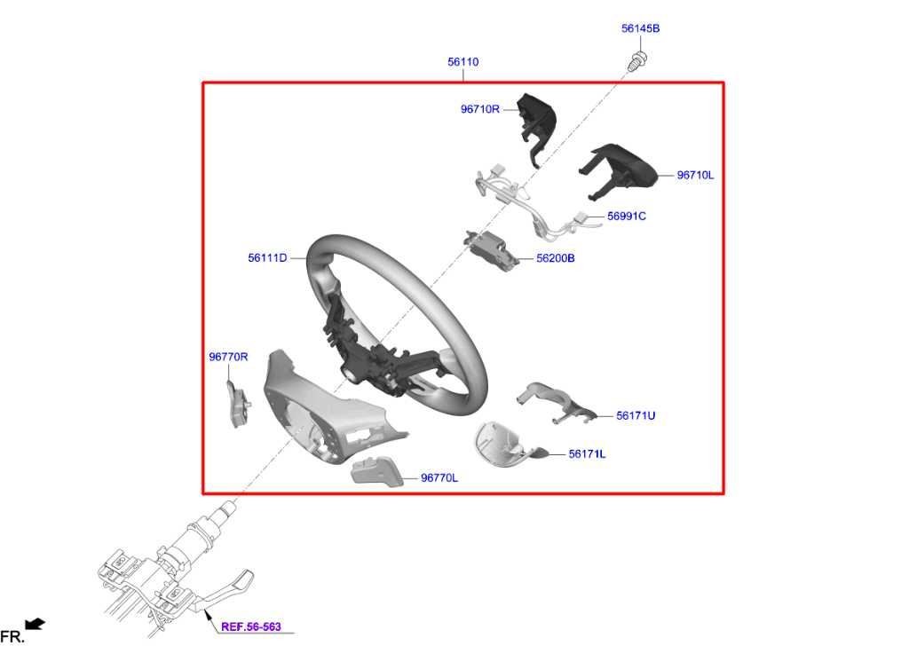 2018-21 Kia Stinger GT2 Steering Wheel Leather w/ Control Buttons 56100-J5310CET - Alshned Auto Parts