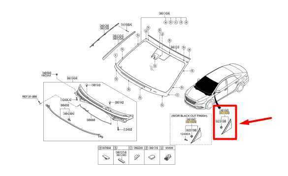 2015-2019 Hyundai Sonata Front Right Side Fender Corner Molding 86190-C1000 OEM - Alshned Auto Parts