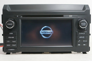 17-19 Nissan Titan Radio CD Navigation GPS Phone Display OEM 25915EZ22B *ReaD*