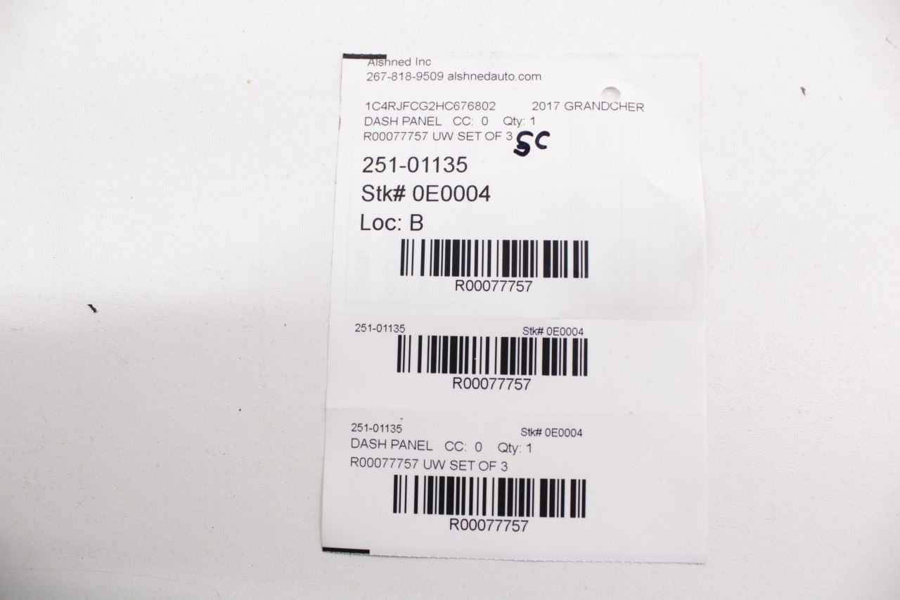 14-22 Jeep Grand Cherokee Engine Start Stop Ignition Switch Button w/ Air Vents - Alshned Auto Parts