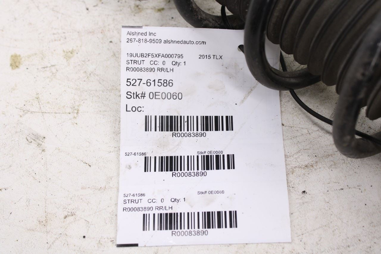 2015-20 Acura TLX Tech 3.5L FWD Rear Suspension Driver Left Shock Strut Absorber11