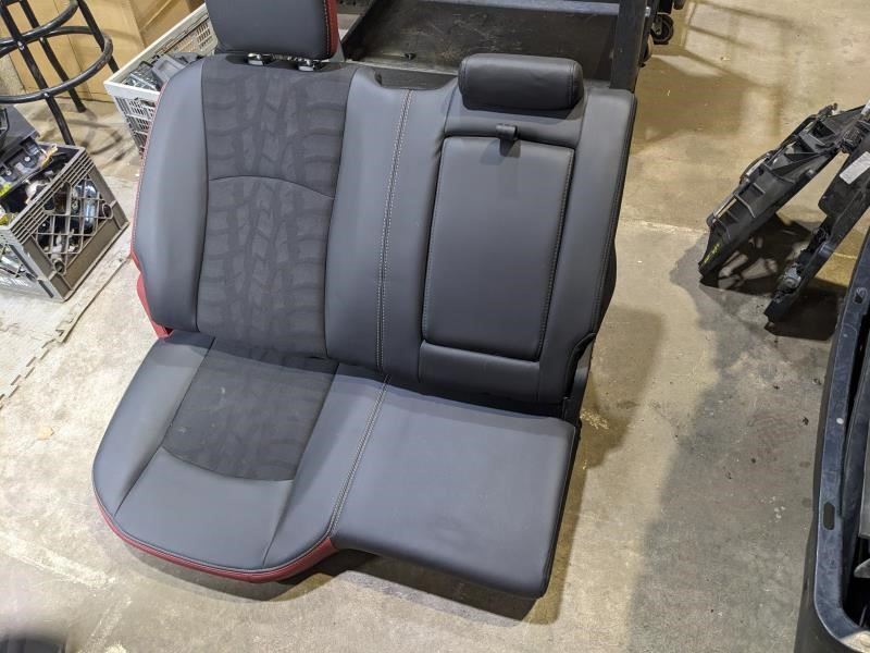 2015-2018 Ram 1500 Rebel Rear Right Seat Cloth Black/Red 5YQ42JRRAB OEM - Alshned Auto Parts