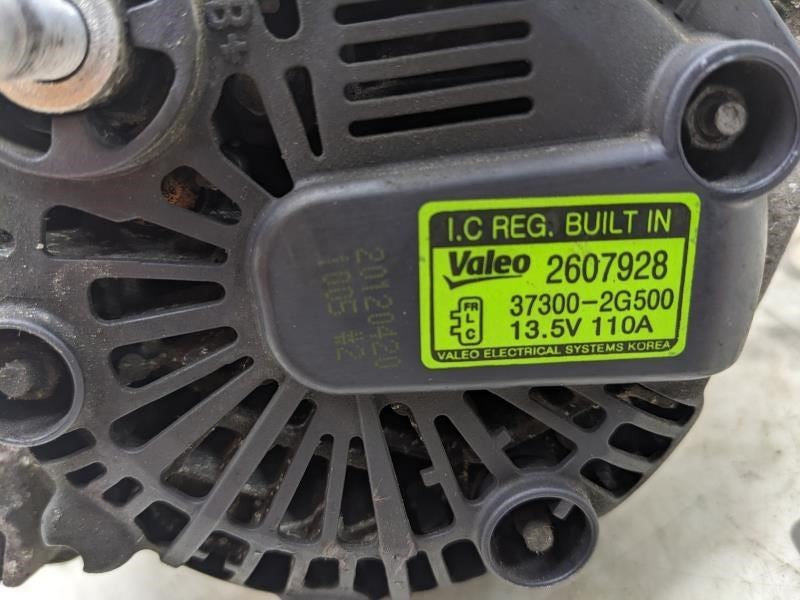 2011-2013 Kia Optima 2.4L Engine Alternator Generator 13.5V 110A 37300-2G500 OEM - Alshned Auto Parts