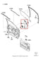 13-16 Ford F250 Lariat Crew Cab Front Right Side Door Window Regulator w/ Motor - Alshned Auto Parts