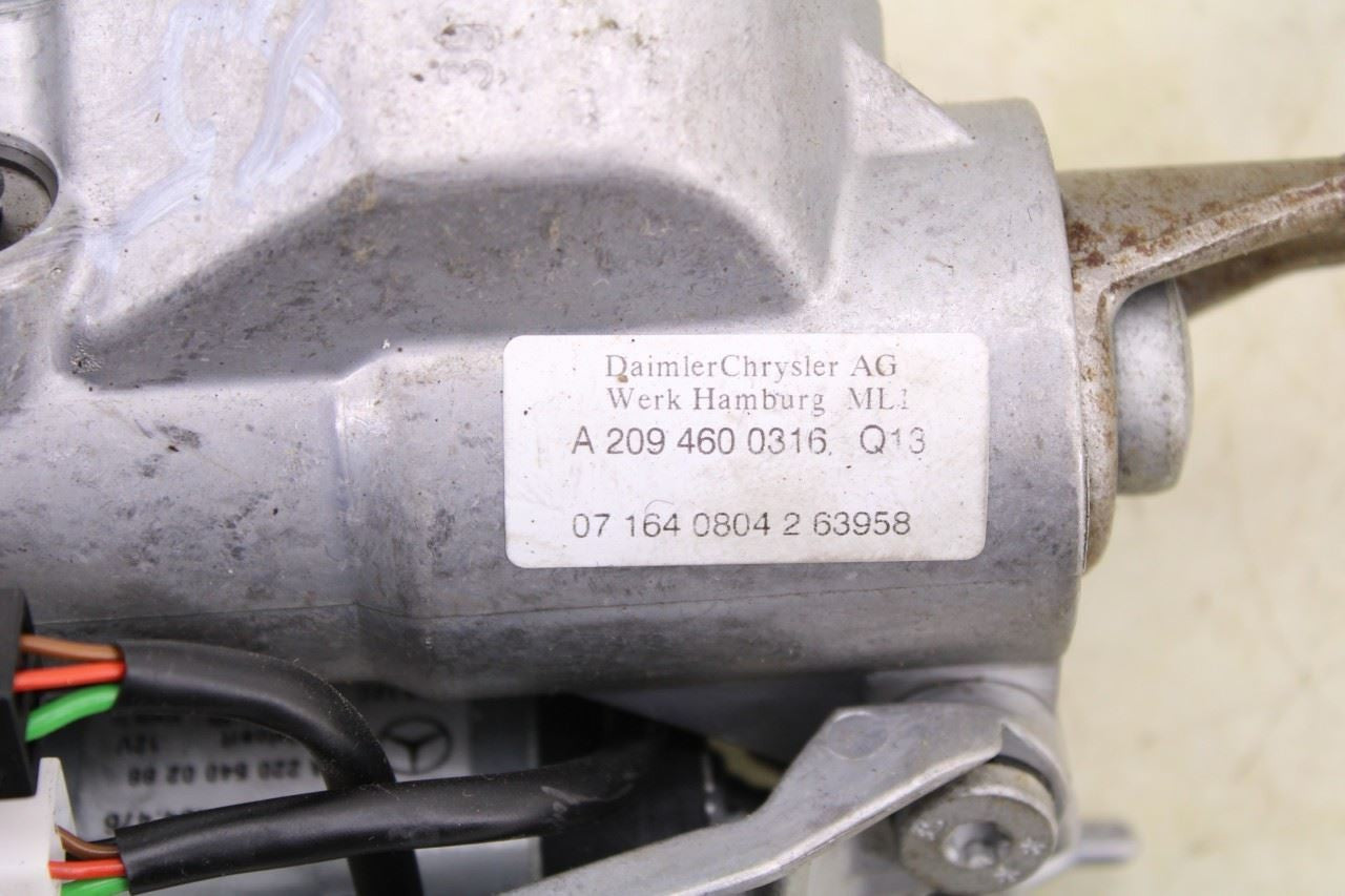 2006-2009 Mercedes-Benz CLK 350 3.5L Steering Column Assembly 209-460-03-16 OEM - Alshned Auto Parts