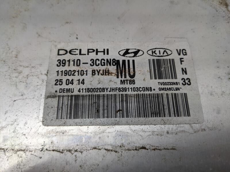 14-16 Kia Cadenza 3.3L Engine Computer Control Module ECU ECM 391103CGN8 OEM - Alshned Auto Parts