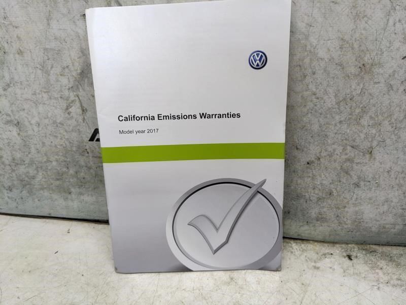 2017 Volkswagen Passat U.S. Edition Owners Manual Set with Case 561012723BC OEM - Alshned Auto Parts